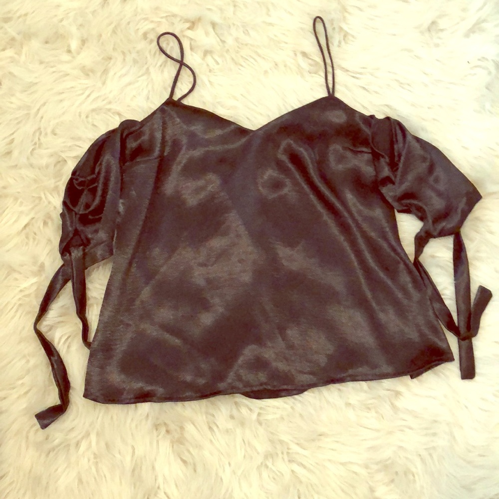 Urban Outfitters silky blend blouse